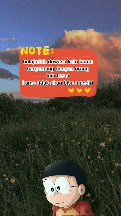 Kata kata bijak dari anime Doraemon/stand by me #short #inspirasi #viral #motivasi