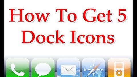 How To Get 5  Dock Icons On Your iPhone iPad or iPod Touch