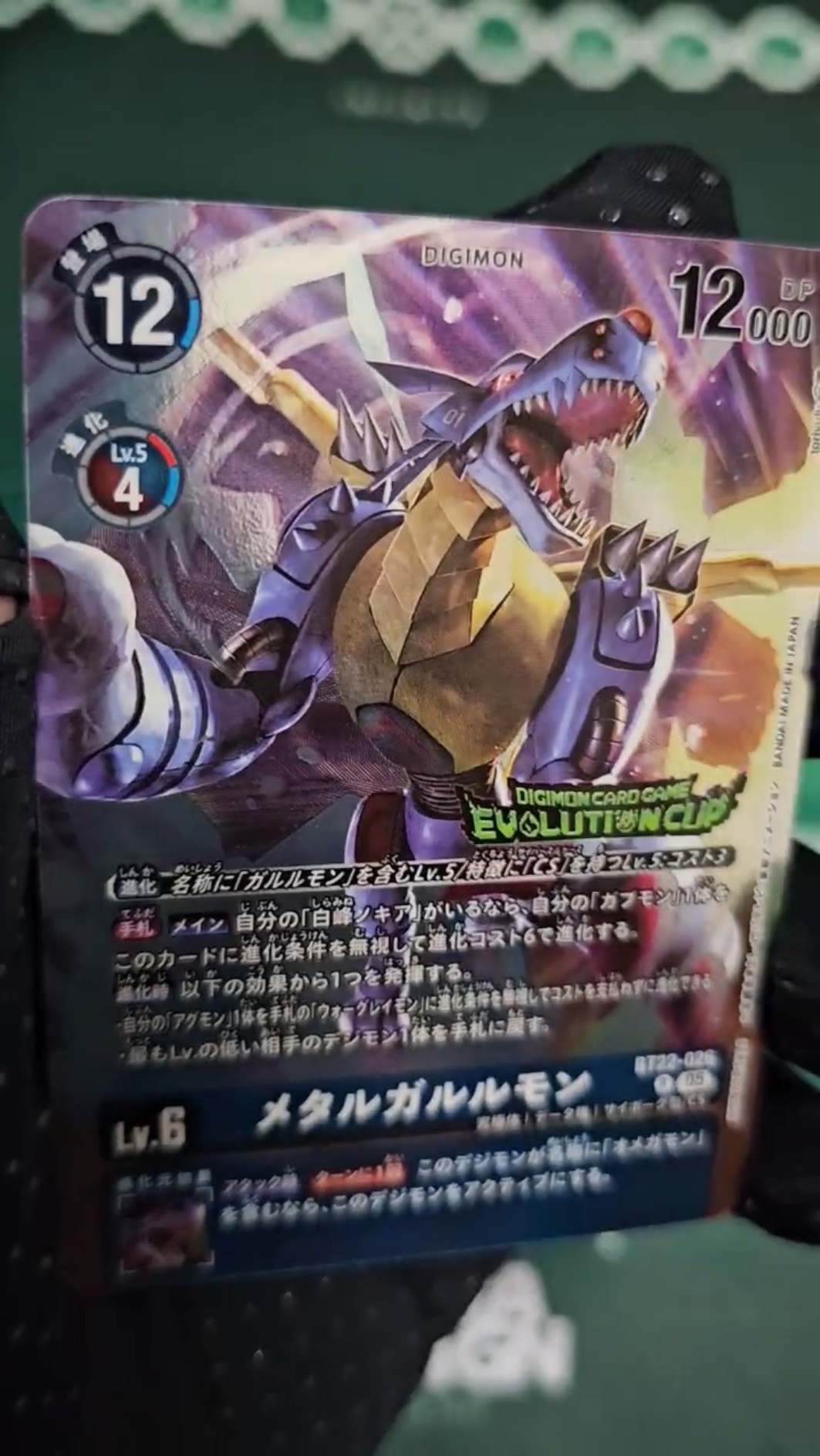 ウォーグレイモン メタルガルルモン エボリューションカップ参加賞