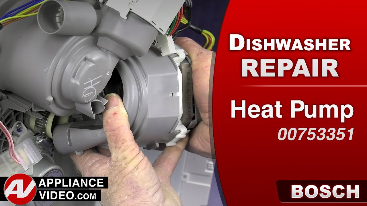 Bosch Dishwasher Heat Pump Repair Youtube