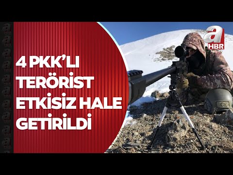 Irak'ın kuzeyindeki Asos'ta teröre darbe! 4 PKK'lı terörist etkisiz hale getirildi | A Haber