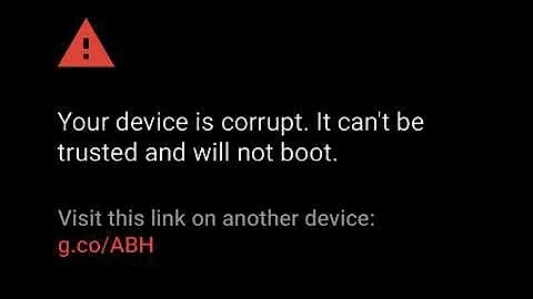 SỬA LỖI: "your device is corrupt, it cant be trust and will not boot" trên ĐT NOKIA
