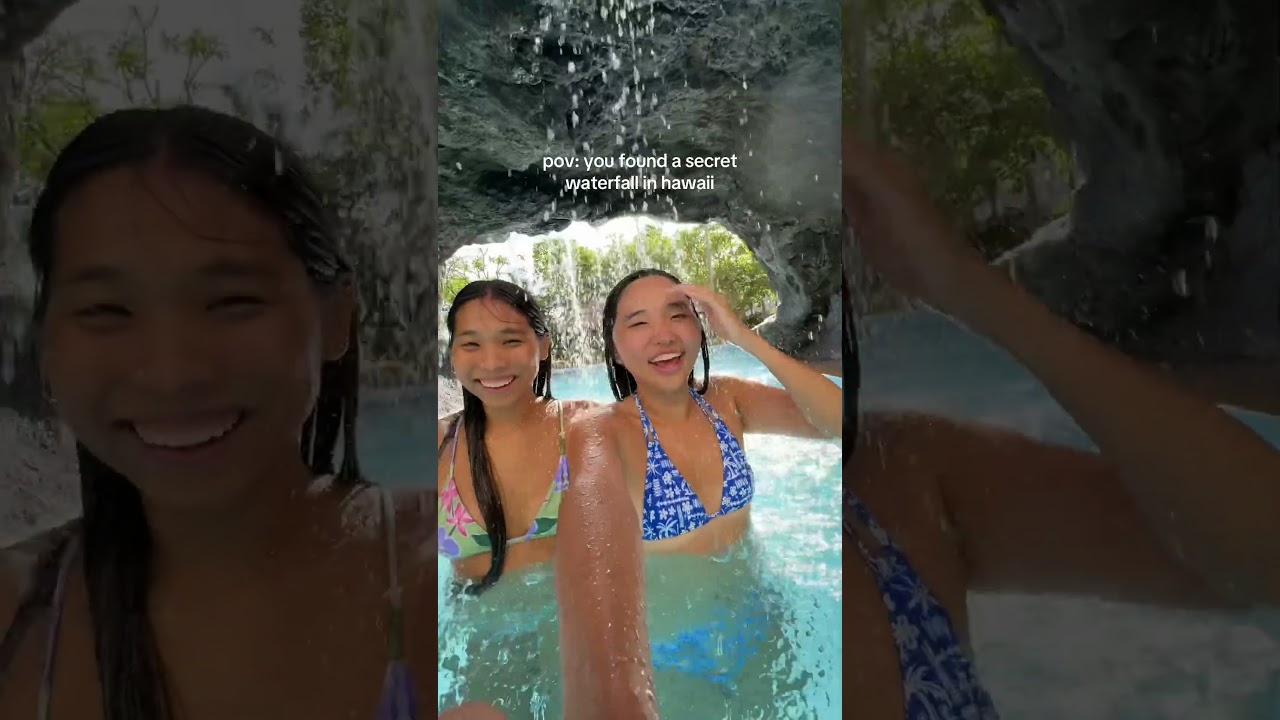 мы нашли секретный водопад на Гавайях 🤭 