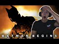 BETTER THAN MARVEL?! *Batman Begins* (2005) First time watching!