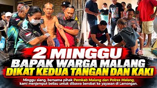 DIIK@T KAKI DAN TANGAN SELAMA 2 MINGGU .WARGA MALANG AKHIRNYA DIJEMPUT PAK PURNOMO 