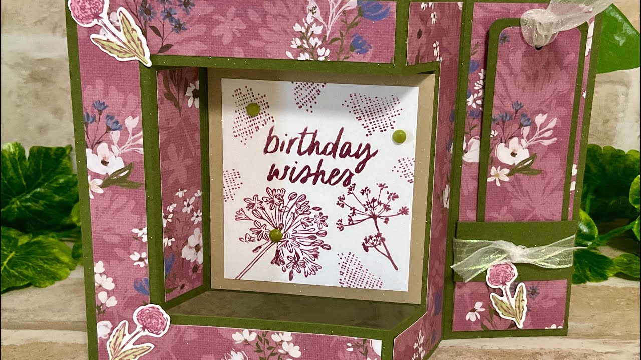 Fun Fold Bookmark Card