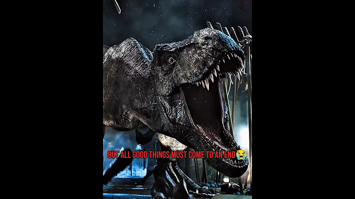 All good things must come to an end😭 | Jurassic saga edit