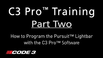 C3 Pro™ Software Part 2