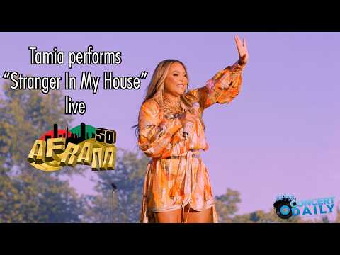 Tamia performs "Stranger In My House" live; 2026 Baltimore AFRAM