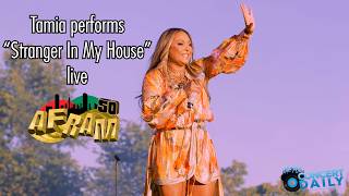 Tamia performs "Stranger In My House" live; 2026 Baltimore AFRAM