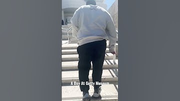 Nikos first time at the Getty museum! #autismawareness #autism #specialneeds