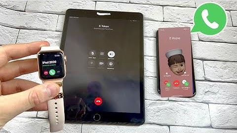 Incoming Calls FaceTime IPad 8 2021 & Apple Watch 40mm IOS vs IPhone 12