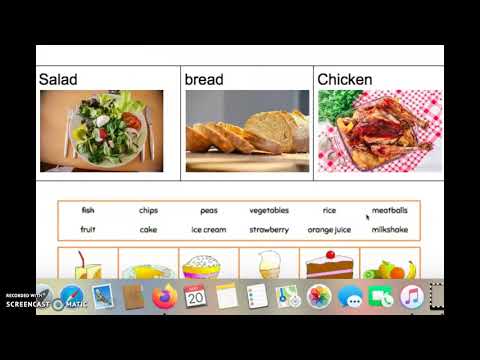 English at home with "Europa School": Restaurant Menu