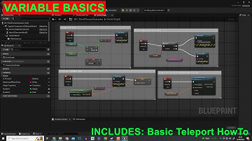 Intro to Variables - Unreal Engine basics - What, How, Why and When (Includes teleport example)