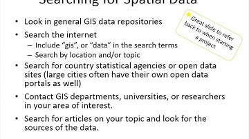 GIS Level 1 Video 12: Finding spatial data