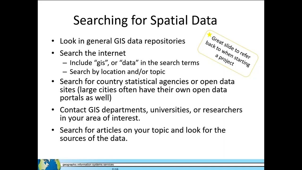 GIS Level 1 Video 12: Finding spatial data - YouTube