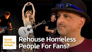 Is It Right to Relocate Local Vulnerable People for the Sake of Swifties?