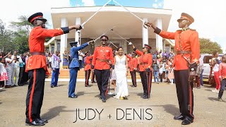 ROMANTIC KENYAN MILITARY WEDDING | Judy weds Denis (a Mackymm Media Production)