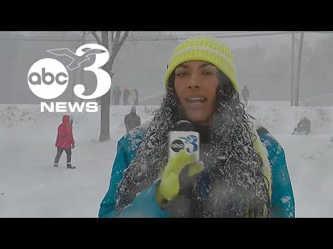 Winter storm drops
