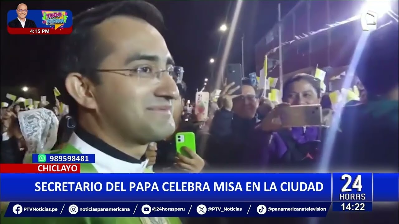 Papa León XIV envía mitra papal a parroquia de Chiclayo