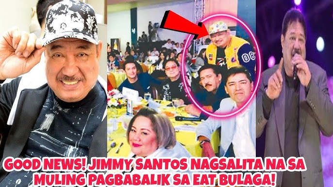 GOOD NEWS! JIMMY SANTOS NAGSALITA NA SA MULING PAGBABALIK SA EAT BULAGA TV5 - YouTube