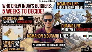 India Ki Borders Kisne Banayi? Radcliffe, McMahon & Durand Line Explained 🇮🇳 #historyofindia #border