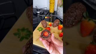 Bombom De Brigadeiro Com Morango