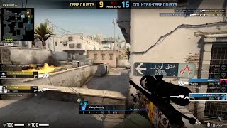 Silver Player Knows How To Retake A Site From A Short In 2Vs4 Dust 2 Awp Csgo