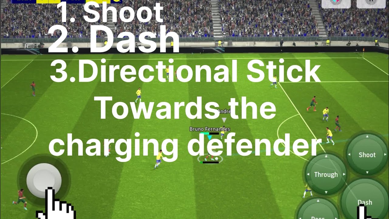 Sikll Tutorial Efootball 2024 Mobile || Skill Tutorial || Nutmeg Edition || - YouTube