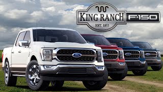 2021 Ford F-150 King Ranch as 2022 Model with New Colors and Interior of the Truck