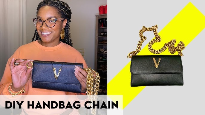 DIY Kit Chain+Insert Change Your Tri-fold Small Wallet To A Crossbody Purse