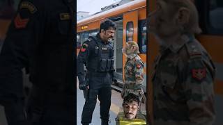 NSG Comando halku ने रोका train 💀 #cartoon #video #viral #shorts
