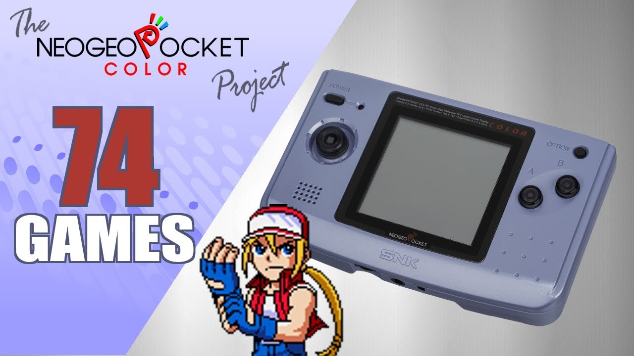 The NeoGeo Pocket Color Project - All 74 NGPC Games (US/EU/JP) - YouTube