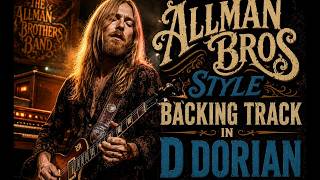 Allman Brothers Style Backing Track in D Minor (Dorian) | Desert Jam | Backing Track For Guitar