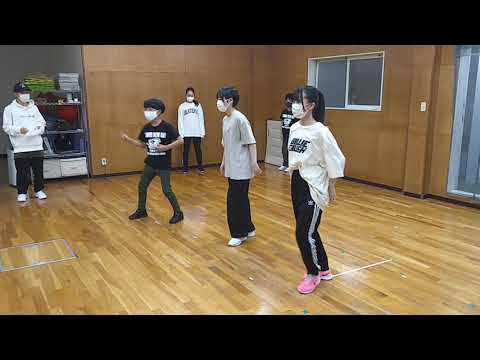 キッズダンス振付稽古 キッズダンシング月曜日クラス キッズガーデン武蔵小杉教室 指導 石田恵也  2021,11,8