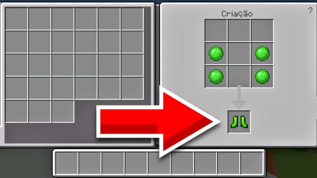 Botas De Slime No Minecraft!