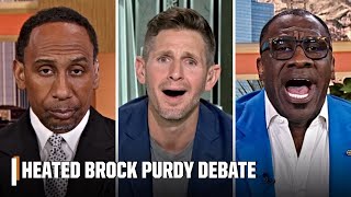 FLABBERGASTED! 🗣️ Shannon Sharpe & Dan Orlovsky GO AT IT over Brock Purdy 📢 | First Take