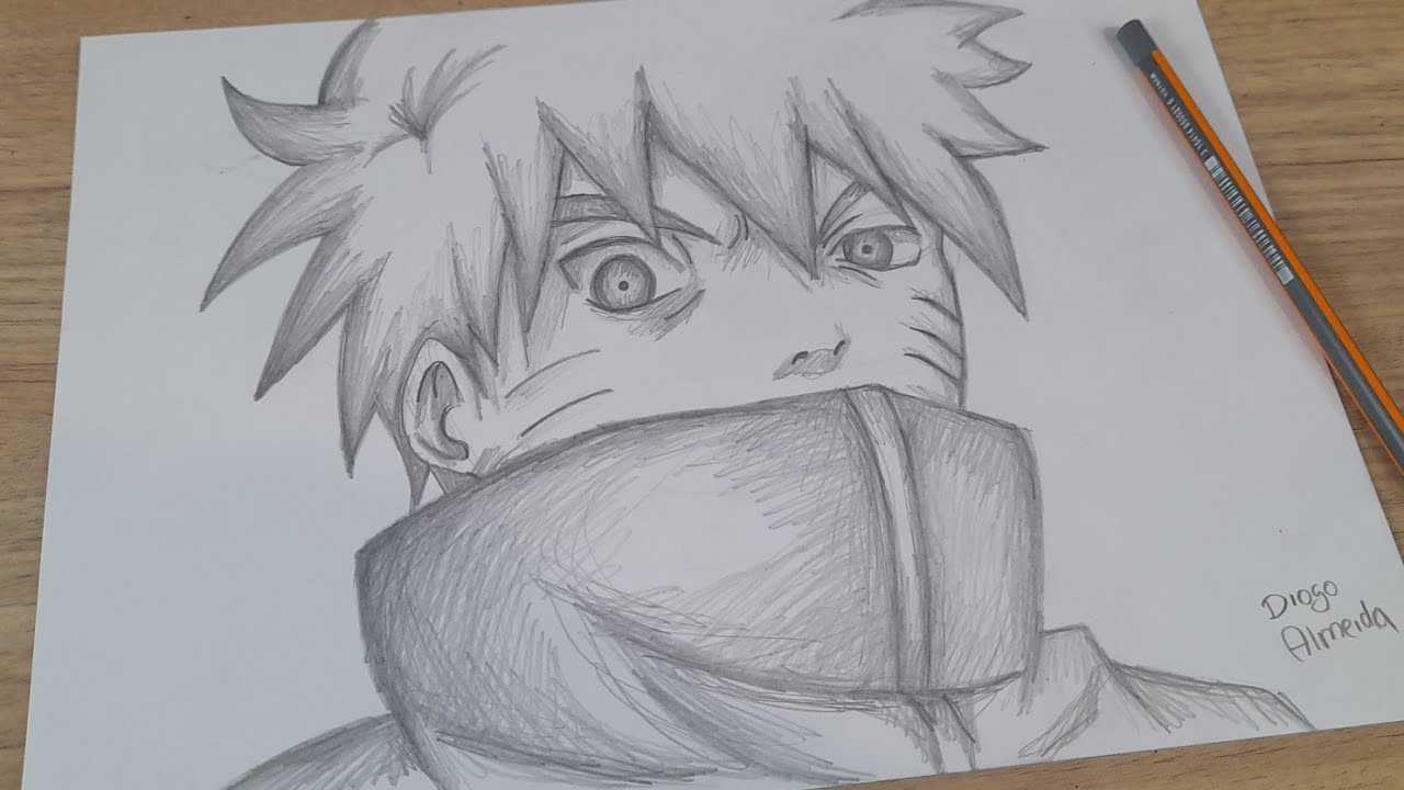 COMO DESENHAR O SÍMBOLO DA AKATSUKI - Naruto #Shorts 