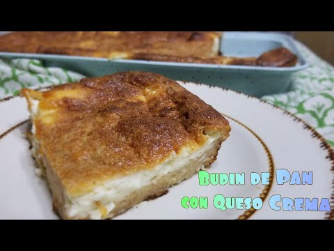 Pudin De Pan Con Queso Crema