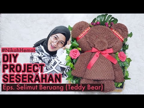 Hantaran Selimut Beruang (Teddy Bear) | Folding Blanket - DIY PROJECT SESERAHAN