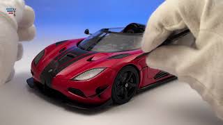 Unboxed Koenigsegg Agera RS  | ( ❤️ Very Realistic Composite Model Car ) AUTOart 1/18 scale model