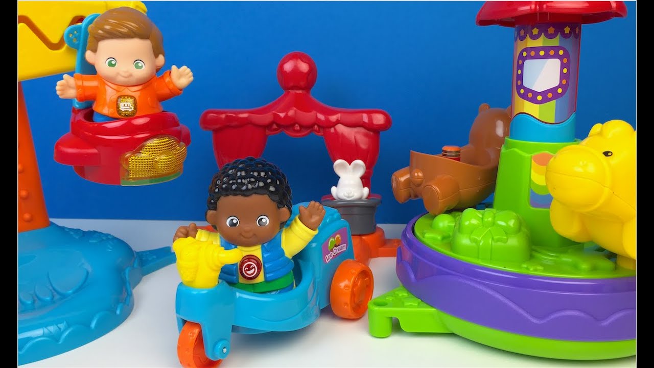 VTECH GO! GO! SMART FRIENDS SPIN AROUND SOUNDS CARNIVAL CAROUSEL