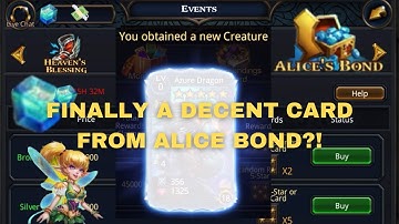 Deck Heroes: an actually decent Alice Bond Haul? (debatable)