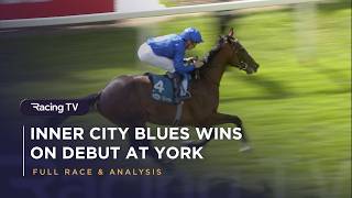€900k buy Inner City Blues looks one to watch for Godolphin | Full Race | Racing TV screenshot 1