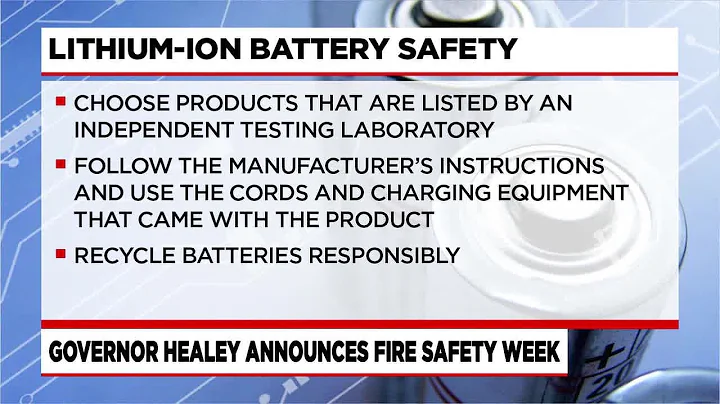 Lithium-ion batteries focus of state’s 2025 Fire Prevention Week