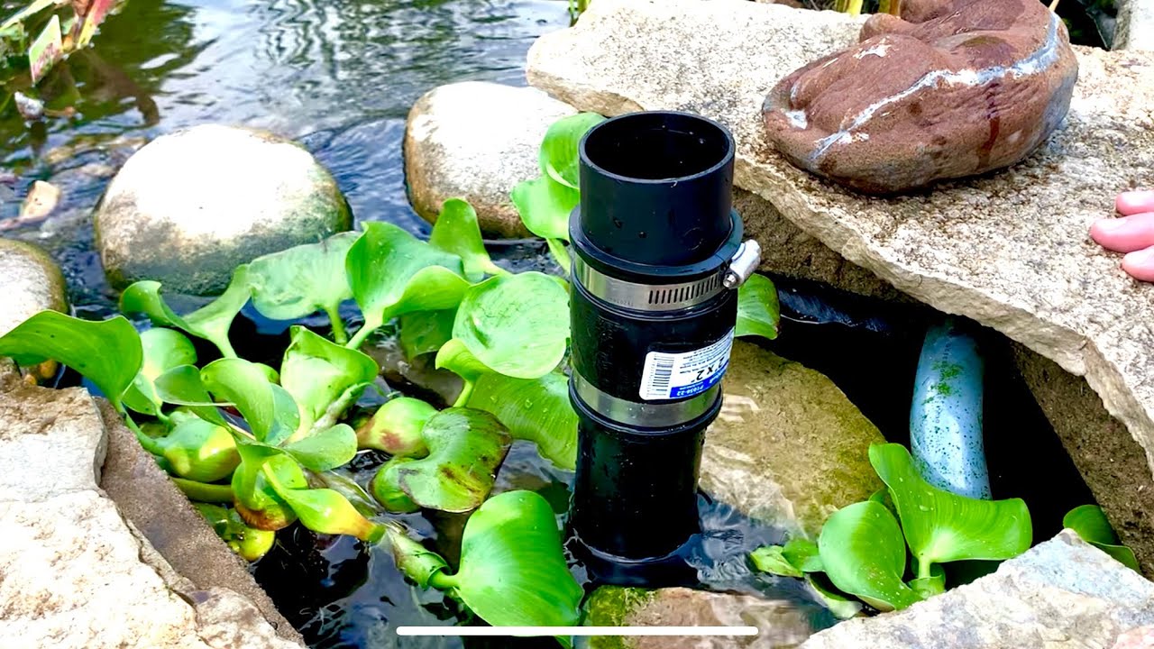 Custom Cleanout For Koi Pond Filter Minnesota Koi Pond YouTube