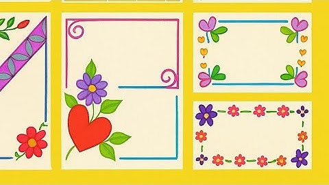 Border Designs/Border design for project/Project work designs/Assignment front page design handmade