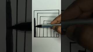 easy and unique 3D illusion #drawing #art #3d #trending #satisfyling