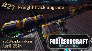 Freight track upgrade - FortressCraft Evolved - Patch 21 2018 ep27