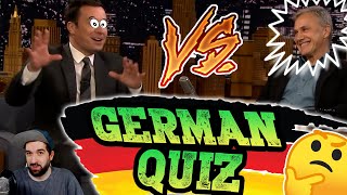 German reacts to Christoph Waltz giving Jimmy Fallon a German words quiz! | Daveinitely